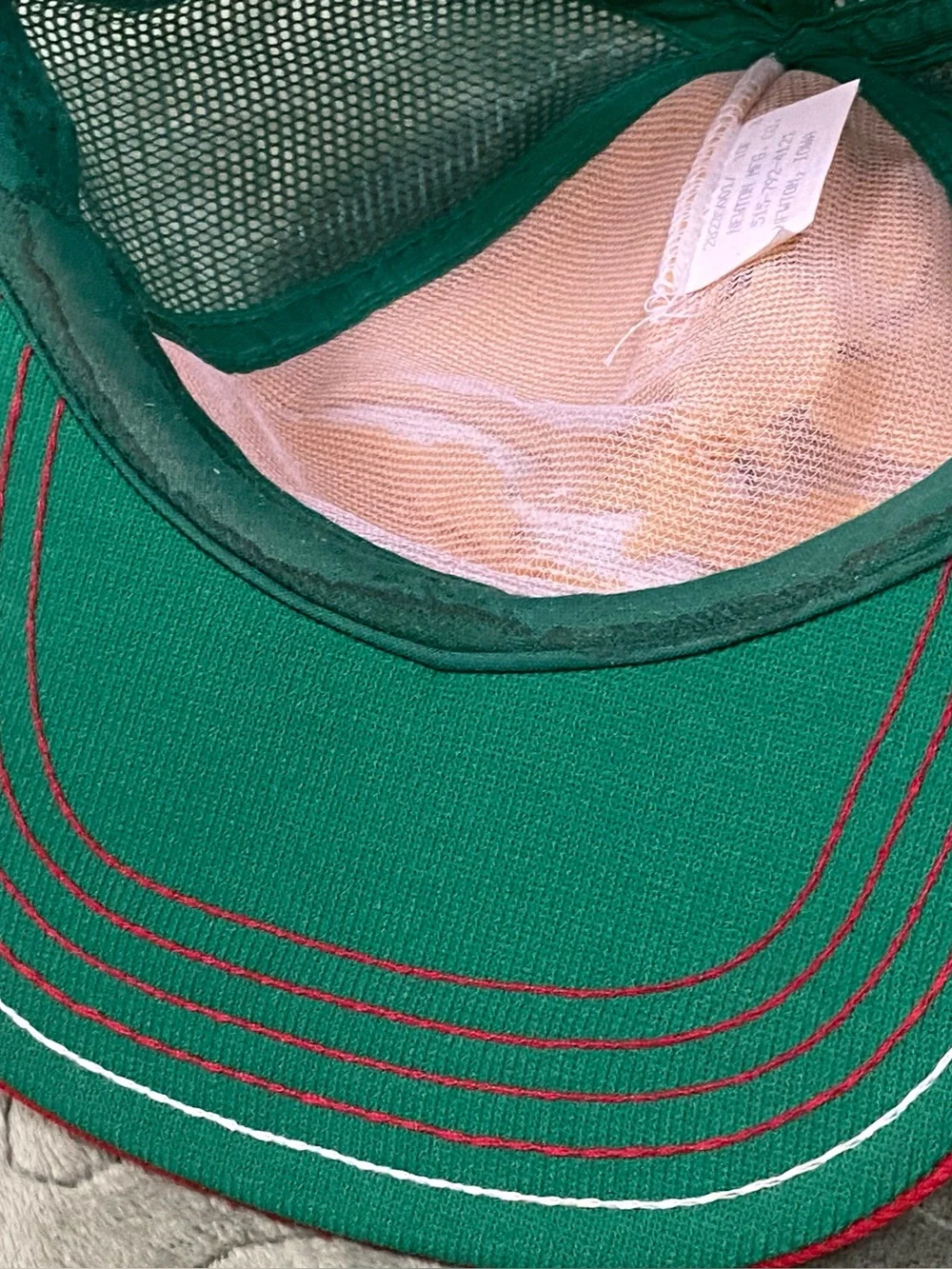 80s Quality Construction SnapBack Trucker Hat, Foam Deteriorated, W Virginia